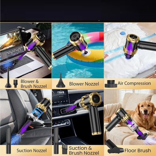 Cordless Handheld Vacuum Cleaner High Power Dust Collector 1