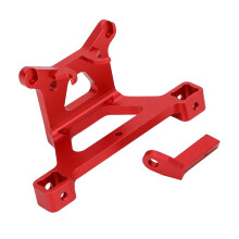 Aluminium RC Auto Fronthalterung für 1/16 & Slash4WD Rot