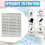 Replacement Accessories Compatible with  Robot Vacuum E10 E12 B112 Vacuum Accessories Main Side Brush Hepa Filter 5