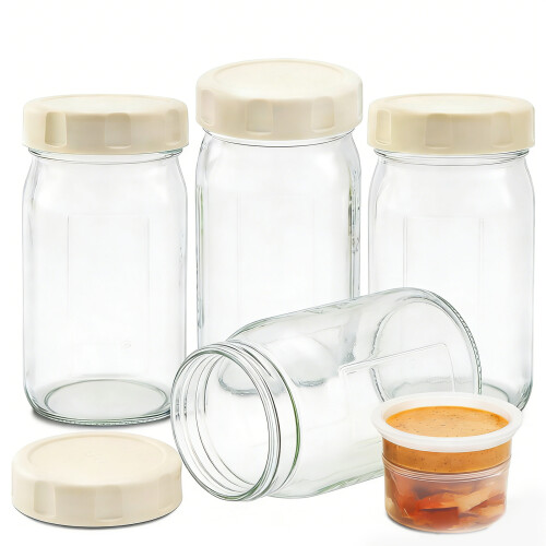 High Quality Glass Salad Container Safe Materials for Healthy 1
