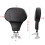 Pack of 1 Adjustable Motorcycle Driver and Backrest with 3