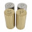 Modern Lined metal Condiment Bottles Suitable For-Silver 2