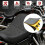 Pack of 1 Adjustable Motorcycle Driver and Backrest with 7