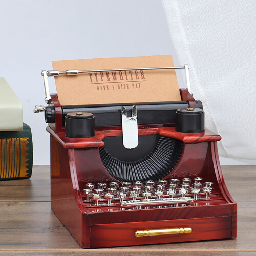 Melodieën spelen Decoratieve nostalgische schrijfmachine 1