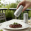 Modern Lined metal Condiment Bottles Suitable For-Silver 6