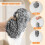 Fuzzy Ball Håndkle Absorberende Chenille Grå 1Pk 5