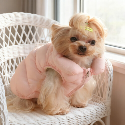 Dog Vest Coat Winter Warm Windproof Soft for Small Breeds 1