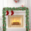 Guirlanda de Natal de pinheiro de 78,74 polegadas com frutos vermelhos e folhas de eucalipto para decoração de lareira, mesa, centro de mesa e 6
