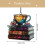 Acrylic Book Lover Ornament with Coffee Cup Design 1pc 3