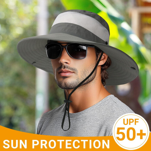 Καπέλα Sun Bucket για Γυναίκες Άνδρες Προστασία από UV με Πλατύ Γείσο Καπέλο Ψαρέματος 2