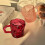 Glacier Texture Drinking Glass Clear 7 oz 6
