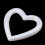 Heart-Shaped Craft Foam Ring Kit 1pc 6