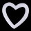 Heart-Shaped Craft Foam Ring Kit 1pc 7