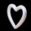 Heart-Shaped Craft Foam Ring Kit 1pc 8