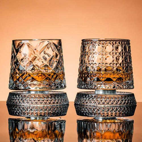 Whiskyglas 360 roterande bas 1 st 1