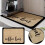 Tapete de borracha absorvente para café, 40x30cm (16x12 polegadas) – Secagem rápida, disfarça manchas, ideal para bancadas, compatível com 2