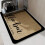 Tapete de borracha absorvente para café, 40x30cm (16x12 polegadas) – Secagem rápida, disfarça manchas, ideal para bancadas, compatível com 4