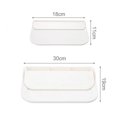 Étagère murale pliante avec plateau de rangement gain de place 2