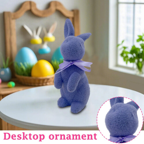 Easter Bunny Foam Ornaments Green Lightweight 2
