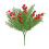 Ghirlanda natalizia artificiale con bacche rosse, 1 pezzo 2