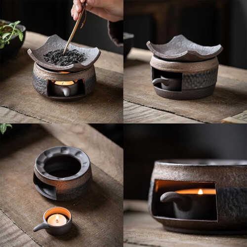 Cedar & Zen Keramisk Brænder – Aromaterapi, Røgelse & Te 2