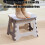Folding Step Stool Plastic 12 inches 30 cm 380 lbs Anti-Slip 4