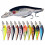 2PC 6.5cm Baits hard mino 3d bionic lures for sea fishing 2