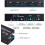HDMI Matrix 3x2 Switch - 4K@60Hz with EDID/IR Remote HDCP 2.2 2
