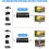 HDMI Matrix 3x2 Switch - 4K@60Hz with EDID/IR Remote HDCP 2.2 4