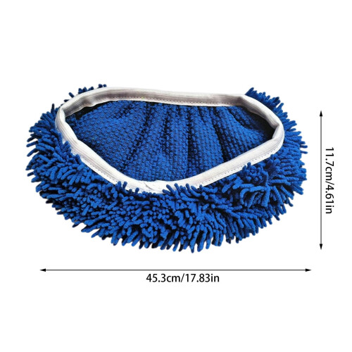 Microfiber Mop Pads Chenille Reusable for Wet Dry Cleaning 2