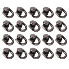 20 D-Ring Knopfbolzen Zinklegierung