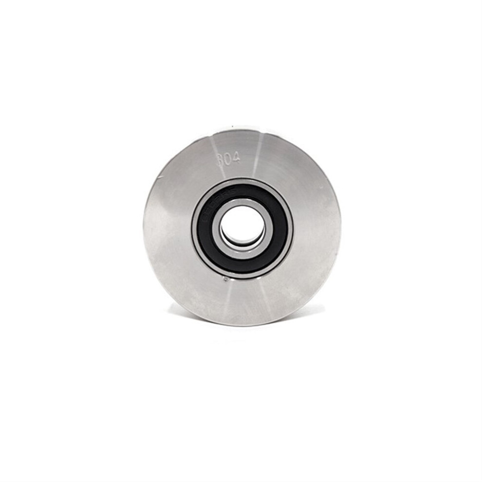 Groove Pulley Wheel, Sliding Gate, Heavy Duty Stainless Steel Caster Wheel Track Sliding Gate Roller For Home Gym Wire Rope Rail 9425574186096