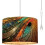 Stained Glass Pendant Light Fabric Shade 16.4FT Cord 1