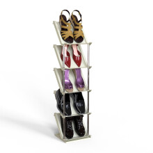 Étagère à chaussures verticale à 5 ou 8 niveaux, étroite et autoportante