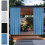 Cortina impermeável de poliéster para gazebo, 132 x 213 cm (52 x 84 polegadas) 1