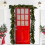 6ft Real Touch Norfolk Pine Garland with Bells 1