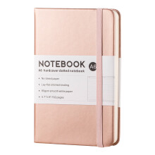 Notitieboek van PU-leer met elastische band en pennenhouder