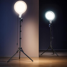 10-Zoll-Ringlicht mit Stativ und Handyhalterung