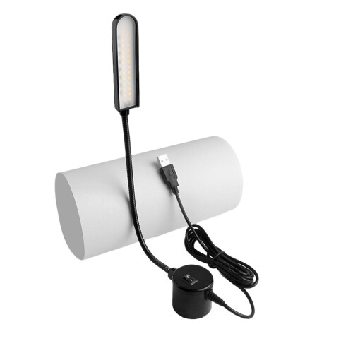 Luz de trabalho LED magnética com haste flexível de 30 LEDs