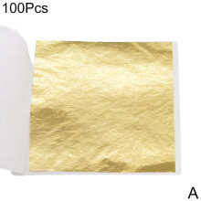 DIY Foil Leaf Paper Double Gold 100 Sheets
