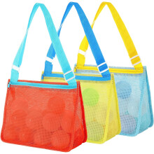 Strandtasche zum Muschelsammeln für Kinder (3er-Pack)