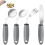 Weighted Adaptive Spoon Set 4-Piece 45 Angled 3.5oz 1