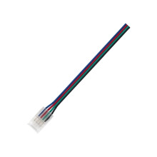 Connecteur à 4 broches pour bande LED RGB, 10 cm
