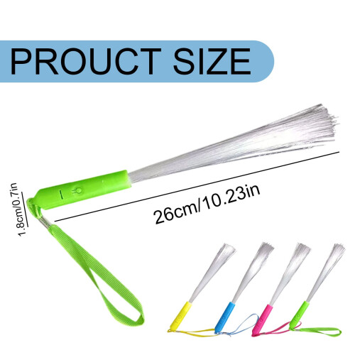 LED-glödande fiberstavar, 4-pack 2
