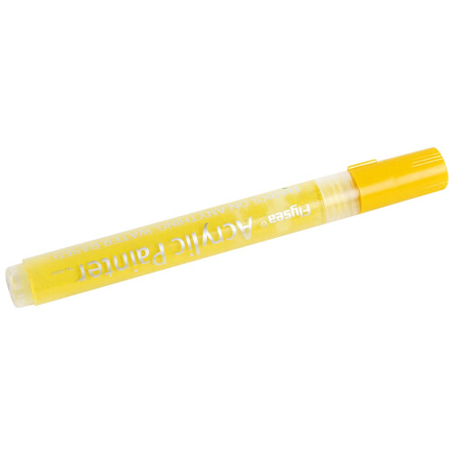 Yellow acrylic paint pens water-based quick-dry waterproof