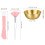 9 pieces Travel Friendly Compact Mask Tool Set Suitable-gold 4