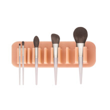 Support mural de rangement pour pinceaux de maquillage en silicone
