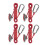 4er-Pack reflektierende Zeltabspannleinen mit Aluminiumspanner 1