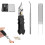 Μαύρο αντιολισθητικό σετ νυχοκόπτη Gear Lock Grip 3 τεμάχια 1