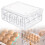 Egg Storage for Refrigerator Stackable 12 /18Egg Holder for Fridge Refrigerator Organizer Transparent Egg Dispenser 2